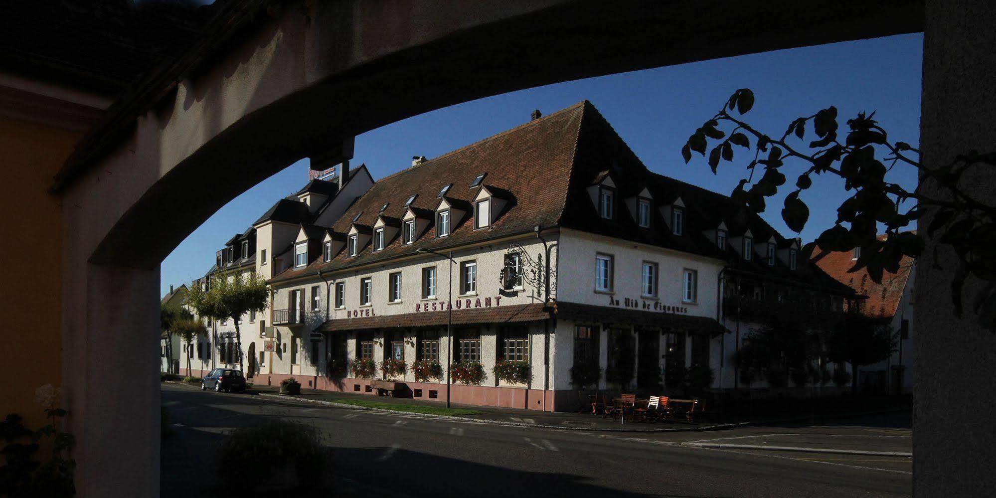 Hotel Au Nid De Cigognes Остхайм Экстерьер фото